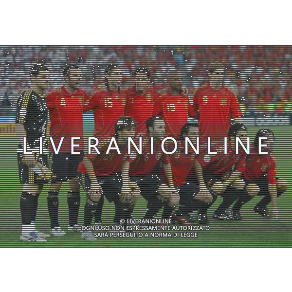 Vienna (AUT) 29-06-2008 Campionato europeo calcio EURO2008 FINALE germania-spagna 0:1 nella foto formazione spagna ph marco luzzani/ag aldo liverani s.a.s.