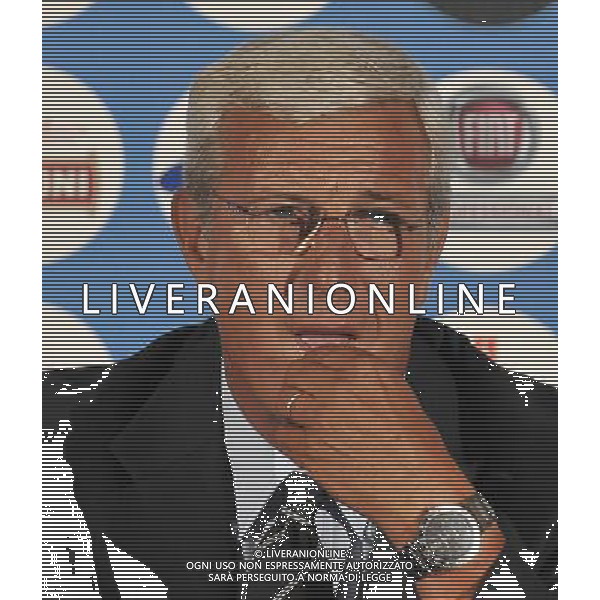 Roma Ð Hotel Parco dei Principi - 01/07/2008 Ð Conferenza stampa di presentazione del nuovo Commissario tecnico della Nazionale italiana di calcio Marcello LIPPI - nella foto: Marcello LIPPI ph. Corradetti / ag. Aldo LIVERANI