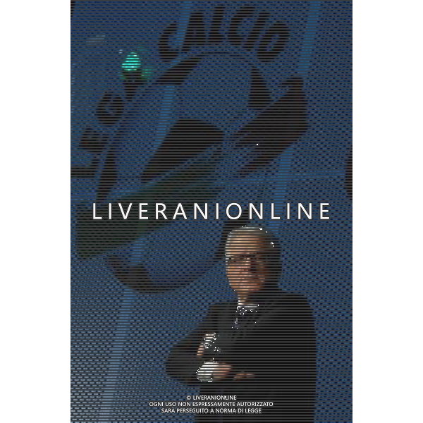 MILANO 2/7/2008 TEATRO FRANCO PARENTI VIA PIERLOMBARDO, 14 PRESENTAZIONE DEL PALLONE UFFICIALE DEL CAMPIONATO ITALIANO DI CALCIO STAGIONE 2008/2009 NELLA FOTO FRANCO MATARRESE FOTO MARIO ROMANO/AG ALDO LIVERANI