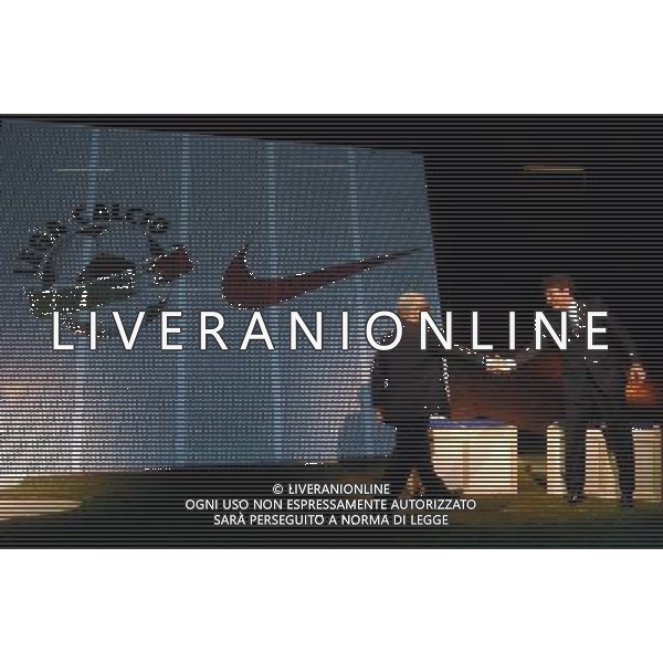 MILANO 2/7/2008 TEATRO FRANCO PARENTI VIA PIERLOMBARDO, 14 PRESENTAZIONE DEL PALLONE UFFICIALE DEL CAMPIONATO ITALIANO DI CALCIO STAGIONE 2008/2009 NELLA FOTO FRANCO MATARRESE E ANDREA ROSSI GENERAL MANAGER NIKE ITALIA FOTO MARIO ROMANO/AG ALDO LIVERANI