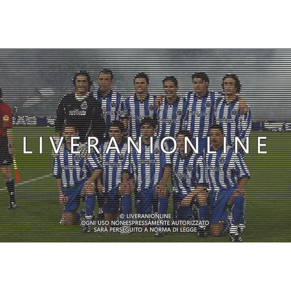LAZIO-PORTO24/04/2003 NELLA FOTO FORMAZIONE DEL PORTO 2003 FOTO ALDO LIVERANI