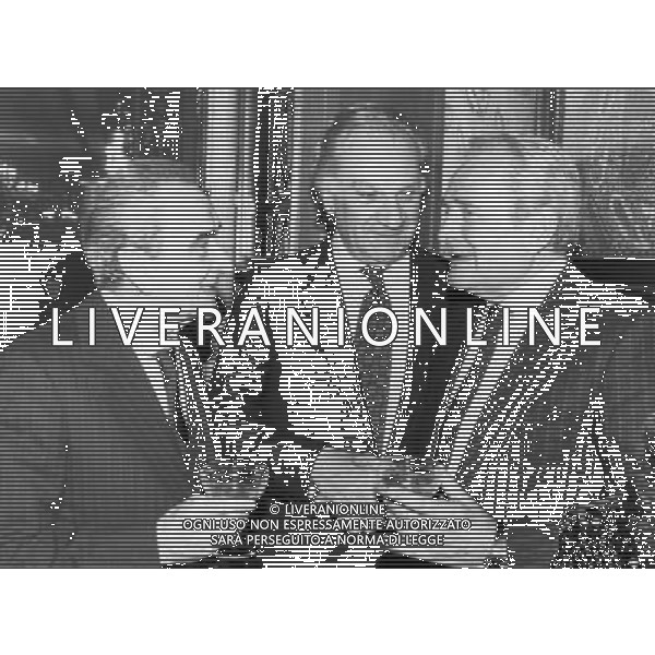 GIAMPIERO BONIPERTI EX CALCIATORE CON GIUSEPPE PRISCO EX CALCIATORE E GUIDO GRATTON EX CALCIATORE ARCHIVIO AG. ALDO LIVERANI RETROSPETTIVA