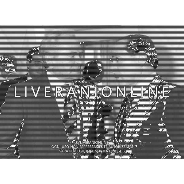 GIAMPIERO BONIPERTI EX CALCIATORE CON SILVIO BERLUSCONI POLITICO ARCHIVIO AG. ALDO LIVERANI RETROSPETTIVA