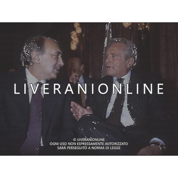 GIAMPIERO BONIPERTI EX CALCIATORE CON CORRADO FERLAINO ARCHIVIO AG. ALDO LIVERANI RETROSPETTIVA
