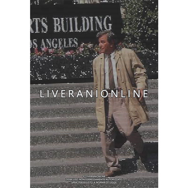 TELEFILM\'IL RITORNO DEL TENENTE COLOMBO\' NELLA FOTO PETER FALK AG ALDO LIVERANI
