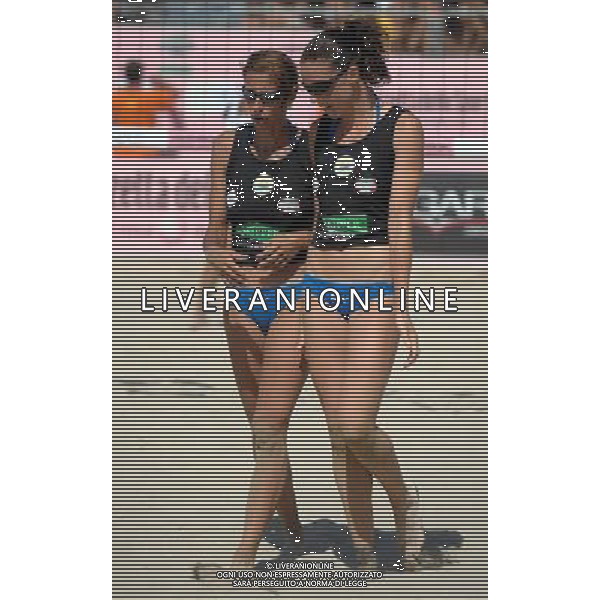 Campionato Italiano di Beach Volley 2008 - Finale Maschile e Femminile Rimini - 06.07.2008 Nella Foto:BRUSCHINI LAURA-LUNARDI DILETTA /Ph.Vitez-Ag. Aldo Liverani