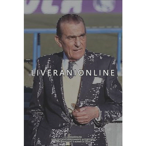 Dino Viola Presidente della Roma Calcio anni \'80 nel 1989/1990 archivio ag. Aldo Liverani Sas retrospettiva