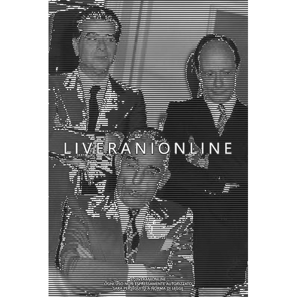 Dino Viola Presidente della Roma Calcio anni \'80 archivio ag. Aldo Liverani Sas retrospettiva