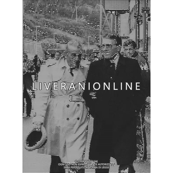 Dino Viola Presidente della Roma Calcio anni \'80 con Concetto Lo Bello archivio ag. Aldo Liverani Sas retrospettiva