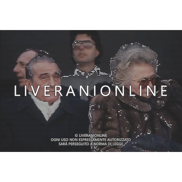 Dino Viola Presidente della Roma Calcio anni \'80 con la moglie Flora nel 1985/1986 archivio ag. Aldo Liverani Sas retrospettiva