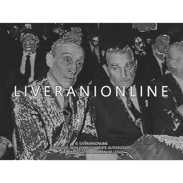 Dino Viola Presidente della Roma Calcio anni \'80 con Enzo Bearzot archivio ag. Aldo Liverani Sas retrospettiva