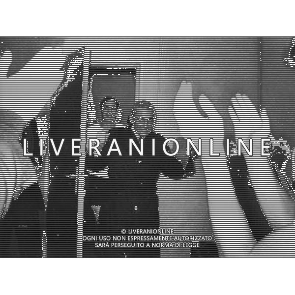 Dino Viola Presidente della Roma Calcio nel 1983 archivio ag. Aldo Liverani Sas retrospettiva