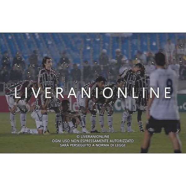 INTERNATIONAL FOOTBALL LIBERTADORES CUP 2008 / FINAL MATCH RETURN FLUMINENESE_LDU QUITO 3-1 (Dpp 1-3) ( Maracana Stadium Rio ) FLUMINENSE PLAYERS DURING THE PENALTY =============================================== ATT : IMAGES ONLY FOR THE ITALIAN MARKET AG ALDO LIVERANI