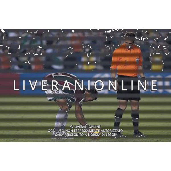 INTERNATIONAL FOOTBALL LIBERTADORES CUP 2008 / FINAL MATCH RETURN FLUMINENESE_LDU QUITO 3-1 (Dpp 1-3) ( Maracana Stadium Rio ) WASHINGTON ( Flum )_ BEFORE THE PENALTY OUT =============================================== ATT : IMAGES ONLY FOR THE ITALIAN MARKET AG ALDO LIVERANI