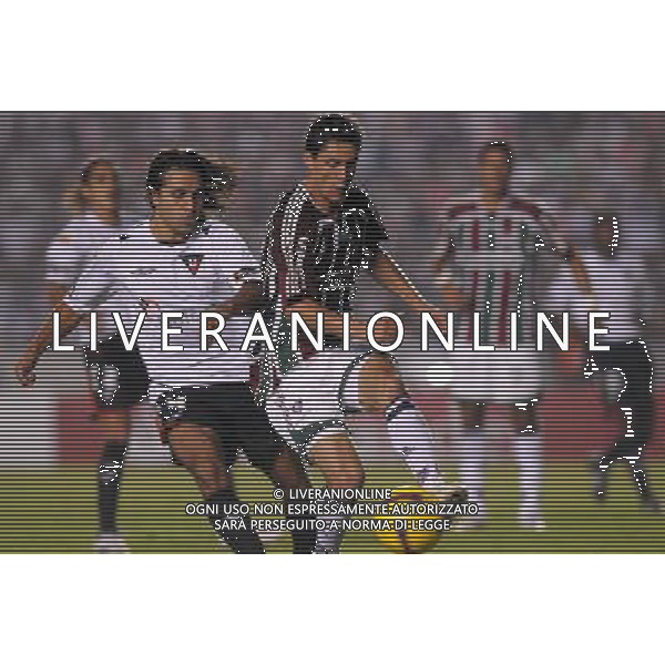 INTERNATIONAL FOOTBALL LIBERTADORES CUP 2008 / FINAL MATCH RETURN FLUMINENESE_LDU QUITO 3-1 (Dpp 1-3) ( Maracana Stadium Rio ) THIAGO NEVES ( Flum )_ AMBROSSI PAUL VICENTE (Ldu) =============================================== ATT : IMAGES ONLY FOR THE ITALIAN MARKET AG ALDO LIVERANI