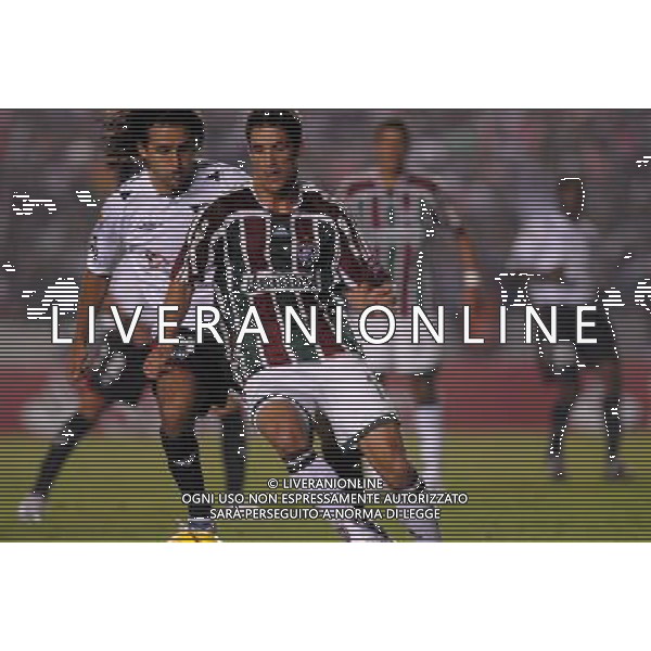 INTERNATIONAL FOOTBALL LIBERTADORES CUP 2008 / FINAL MATCH RETURN FLUMINENESE_LDU QUITO 3-1 (Dpp 1-3) ( Maracana Stadium Rio ) THIAGO NEVES ( Flum )_ AMBROSSI PAUL VICENTE (Ldu) =============================================== ATT : IMAGES ONLY FOR THE ITALIAN MARKET AG ALDO LIVERANI