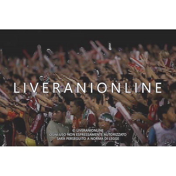 INTERNATIONAL FOOTBALL LIBERTADORES CUP 2008 / FINAL MATCH RETURN FLUMINENESE_LDU QUITO 3-1 (Dpp 1-3) ( Maracana Stadium Rio ) FLUMINENSE FANS =============================================== ATT : IMAGES ONLY FOR THE ITALIAN MARKET AG ALDO LIVERANI