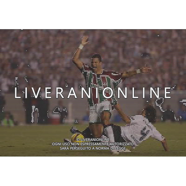 INTERNATIONAL FOOTBALL LIBERTADORES CUP 2008 / FINAL MATCH RETURN FLUMINENESE_LDU QUITO 3-1 (Dpp 1-3) ( Maracana Stadium Rio ) WASHINGTON ( Flum )_ AMBROSSI PAUL VICENTE (Ldu) =============================================== ATT : IMAGES ONLY FOR THE ITALIAN MARKET AG ALDO LIVERANI