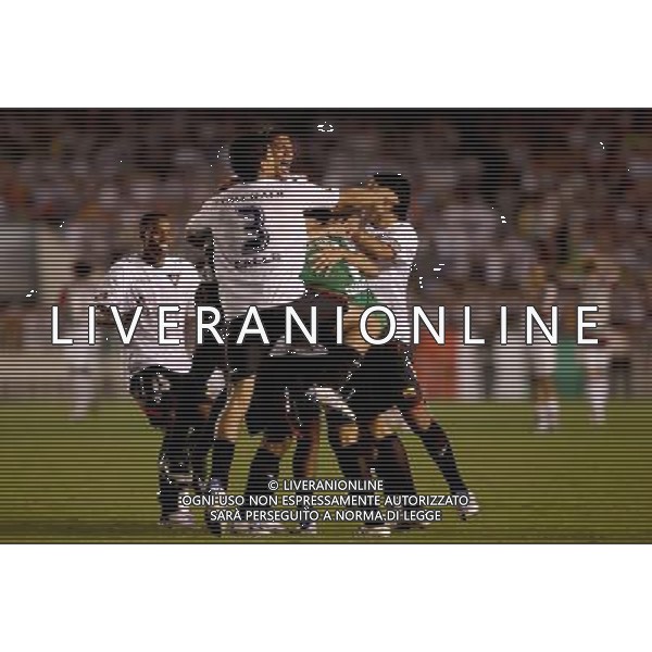 INTERNATIONAL FOOTBALL LIBERTADORES CUP 2008 / FINAL MATCH RETURN FLUMINENESE_LDU QUITO 3-1 (Dpp 1-3) ( Maracana Stadium Rio ) THE LDU QUITO PLAYERS JUBILEE AT END , AFTER THE LAST PENALTY =============================================== ATT : IMAGES ONLY FOR THE ITALIAN MARKET AG ALDO LIVERANI