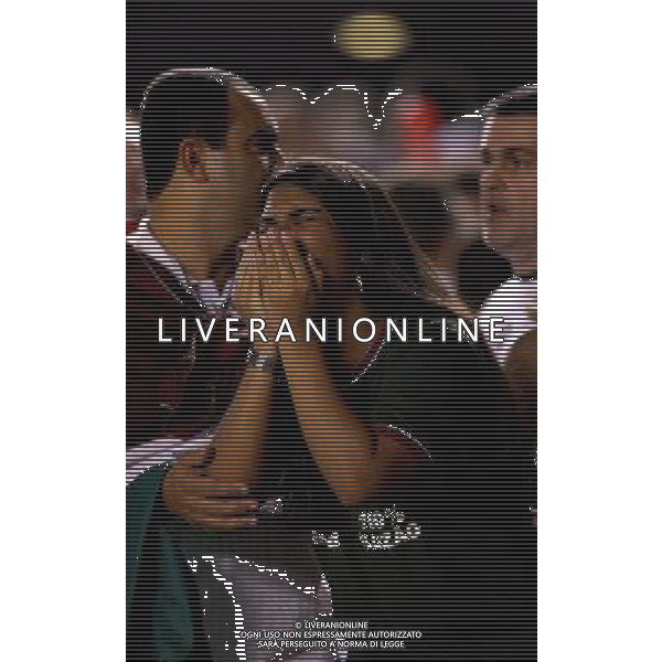 INTERNATIONAL FOOTBALL LIBERTADORES CUP 2008 / FINAL MATCH RETURN FLUMINENESE_LDU QUITO 3-1 (Dpp 1-3) ( Maracana Stadium Rio ) FLUMINENSE FANS , DECEPTION =============================================== ATT : IMAGES ONLY FOR THE ITALIAN MARKET AG ALDO LIVERANI