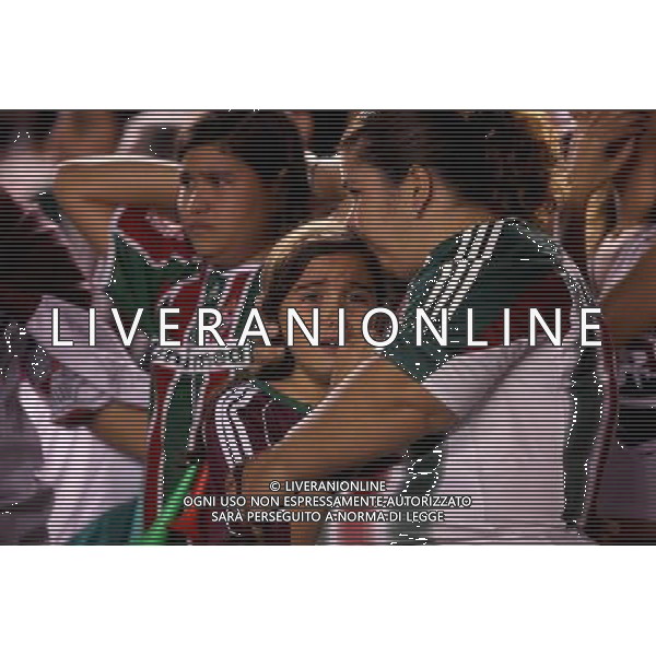 INTERNATIONAL FOOTBALL LIBERTADORES CUP 2008 / FINAL MATCH RETURN FLUMINENESE_LDU QUITO 3-1 (Dpp 1-3) ( Maracana Stadium Rio ) FLUMINENSE FANS , DECEPTION =============================================== ATT : IMAGES ONLY FOR THE ITALIAN MARKET AG ALDO LIVERANI