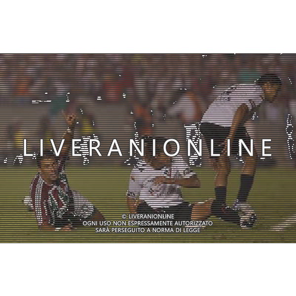 INTERNATIONAL FOOTBALL LIBERTADORES CUP 2008 / FINAL MATCH RETURN FLUMINENESE_LDU QUITO 3-1 (Dpp 1-3) ( Maracana Stadium Rio ) WASHINGTON ( Flum )_ ARAUJO NORBERTO CARLOS (Ldu) =============================================== ATT : IMAGES ONLY FOR THE ITALIAN MARKET AG ALDO LIVERANI