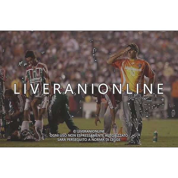 INTERNATIONAL FOOTBALL LIBERTADORES CUP 2008 / FINAL MATCH RETURN FLUMINENESE_LDU QUITO 3-1 (Dpp 1-3) ( Maracana Stadium Rio ) RENATO GAUCHO / CT FLUMINENESE DECEPTION AT THE END =============================================== ATT : IMAGES ONLY FOR THE ITALIAN MARKET AG ALDO LIVERANI