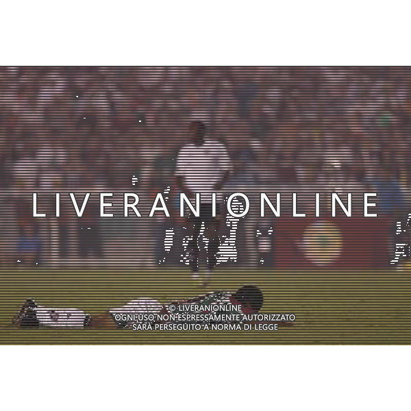 INTERNATIONAL FOOTBALL LIBERTADORES CUP 2008 / FINAL MATCH RETURN FLUMINENESE_LDU QUITO 3-1 (Dpp 1-3) ( Maracana Stadium Rio ) AROUCA (Flum) DECEPTION AT THE END =============================================== ATT : IMAGES ONLY FOR THE ITALIAN MARKET AG ALDO LIVERANI