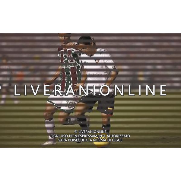 INTERNATIONAL FOOTBALL LIBERTADORES CUP 2008 / FINAL MATCH RETURN FLUMINENESE_LDU QUITO 3-1 (Dpp 1-3) ( Maracana Stadium Rio ) THIAGO NEVES ( Flum )_ VERA ENRIQUE DANIEL (Ldu) =============================================== ATT : IMAGES ONLY FOR THE ITALIAN MARKET AG ALDO LIVERANI