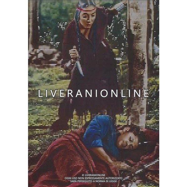 FILM\'IL GRANDE CIELO\' NELLA FOTO DEWEY MARTIN-ELIZABETH THREATT AG ALDO LIVERANI