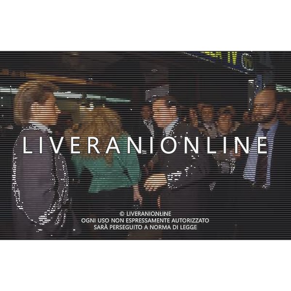 ARCHIVIO ALDO LIVERANI NELLA FOTO SILVIO BERLUSCONI COL FIGLIO PIERSILVIO AG ALDO LIVERANI
