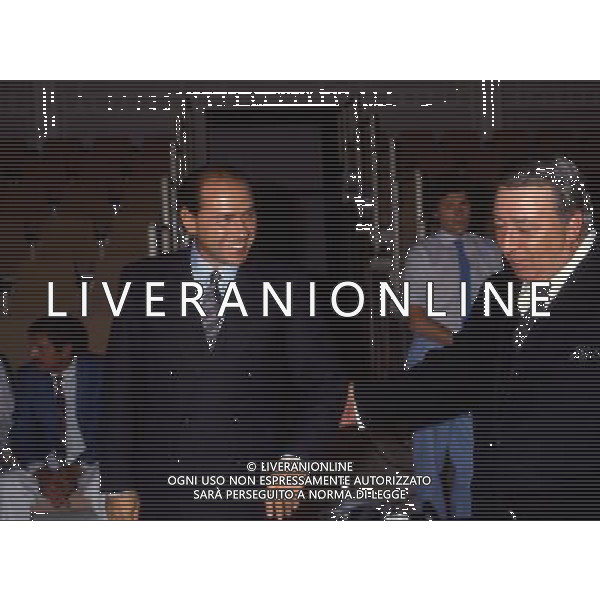 ARCHIVIO ALDO LIVERANI NELLA FOTO SILVIO BERLUSCONI AG ALDO LIVERANI
