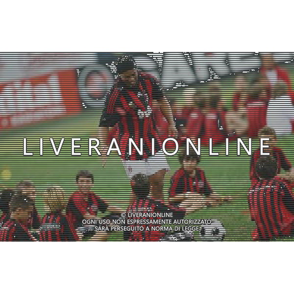 Presentazione di Ronaldinho nuovo acquisto del Milan allo stadio meazza di san siro Milano 17/07/2008 Foto Luca Ghidoni/Ag. Aldo Liverani