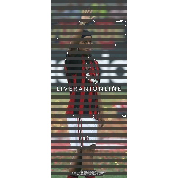 Presentazione di Ronaldinho nuovo acquisto del Milan allo stadio meazza di san siro Milano 17/07/2008 Foto Luca Ghidoni/Ag. Aldo Liverani