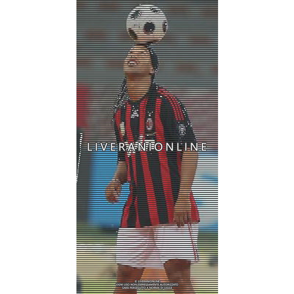 Presentazione di Ronaldinho nuovo acquisto del Milan allo stadio meazza di san siro Milano 17/07/2008 Foto Luca Ghidoni/Ag. Aldo Liverani