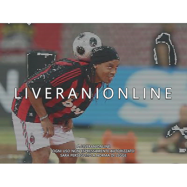 Presentazione di Ronaldinho nuovo acquisto del Milan allo stadio meazza di san siro Milano 17/07/2008 Foto Luca Ghidoni/Ag. Aldo Liverani