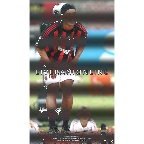 Presentazione di Ronaldinho nuovo acquisto del Milan allo stadio meazza di san siro Milano 17/07/2008 Foto Luca Ghidoni/Ag. Aldo Liverani