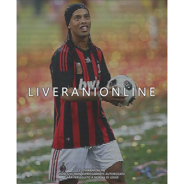 Presentazione di Ronaldinho nuovo acquisto del Milan allo stadio meazza di san siro Milano 17/07/2008 Foto Luca Ghidoni/Ag. Aldo Liverani