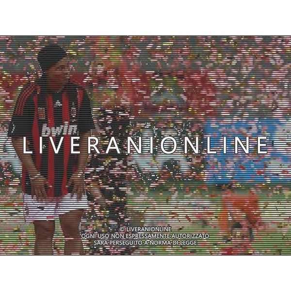 Presentazione di Ronaldinho nuovo acquisto del Milan allo stadio meazza di san siro Milano 17/07/2008 Foto Luca Ghidoni/Ag. Aldo Liverani