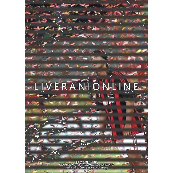Presentazione di Ronaldinho nuovo acquisto del Milan allo stadio meazza di san siro Milano 17/07/2008 Foto Luca Ghidoni/Ag. Aldo Liverani