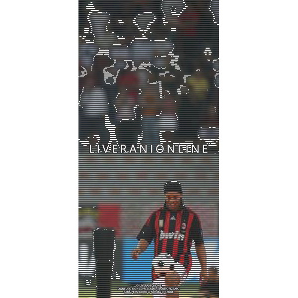 Presentazione di Ronaldinho nuovo acquisto del Milan allo stadio meazza di san siro Milano 17/07/2008 Foto Luca Ghidoni/Ag. Aldo Liverani