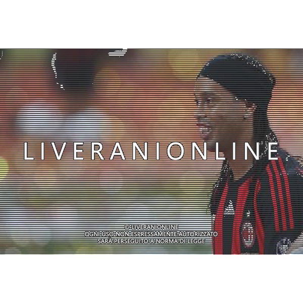 Presentazione di Ronaldinho nuovo acquisto del Milan allo stadio meazza di san siro Milano 17/07/2008 Foto Luca Ghidoni/Ag. Aldo Liverani