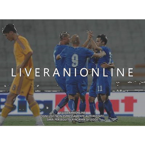 Amichevole Nazionale Olimpica Pistoia - 22.07.2008 Italia-Romania Nella Foto:GIUSEPPE ROSSI ESULTANZA /Ph.Vitez-Ag. Aldo Liverani