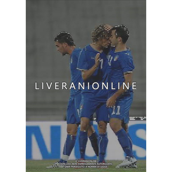 Amichevole Nazionale Olimpica Pistoia - 22.07.2008 Italia-Romania Nella Foto:GIUSEPPE ROSSI ESULTANZA /Ph.Vitez-Ag. Aldo Liverani