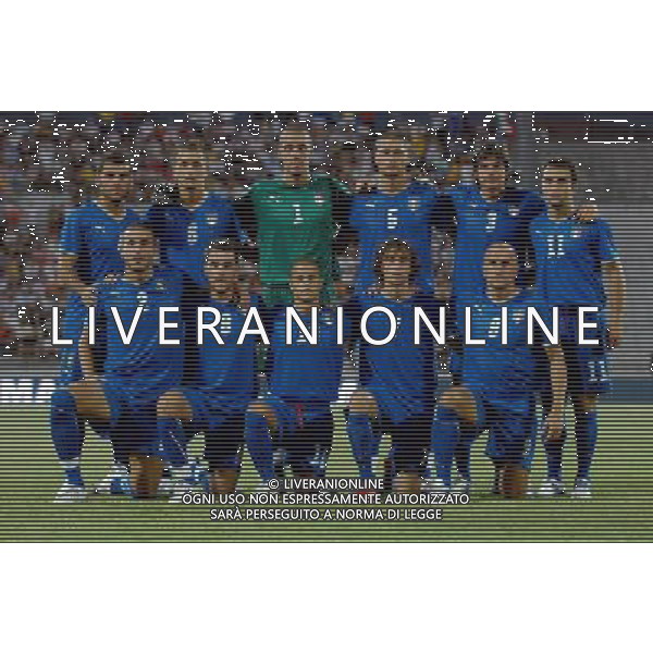 Amichevole Nazionale Olimpica Pistoia - 22.07.2008 Italia-Romania Nella Foto:ITALIA FORMAZIONE /Ph.Vitez-Ag. Aldo Liverani