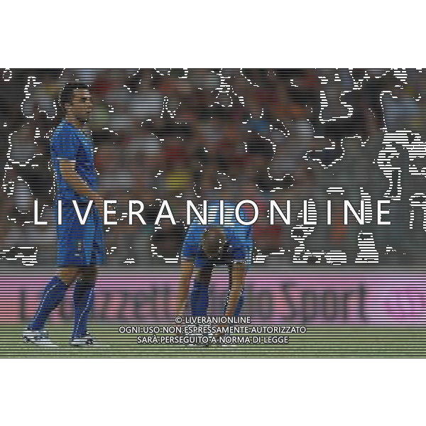 Amichevole Nazionale Olimpica Pistoia - 22.07.2008 Italia-Romania Nella Foto:ROSSI GIUSEPPE-GIOVINCO SEBASTIAN /Ph.Vitez-Ag. Aldo Liverani