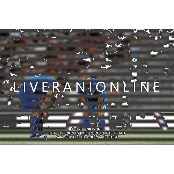 Amichevole Nazionale Olimpica Pistoia - 22.07.2008 Italia-Romania Nella Foto:ROSSI GIUSEPPE-GIOVINCO SEBASTIAN /Ph.Vitez-Ag. Aldo Liverani