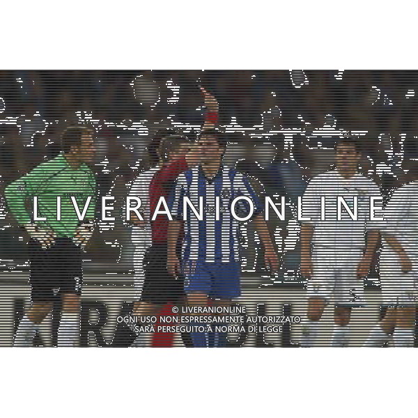 Roma 24/04/2003 Lazio Porto Coppa Uefa nella foto Postiga e Cesar espulsi Agenzia ALDO LIVERANI
