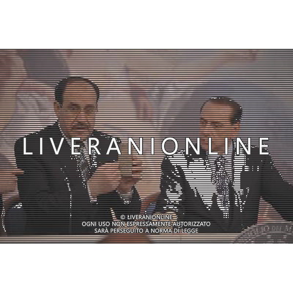 ROMA, 24 LUGLIO 2008 INCONTRO MALIKI - BERLUSCONI NELLA FOTO: NURI KAMIR AL MALIKI - SILVIO BERLUSCONI AGENZIA ALDO LIVERANI SAS