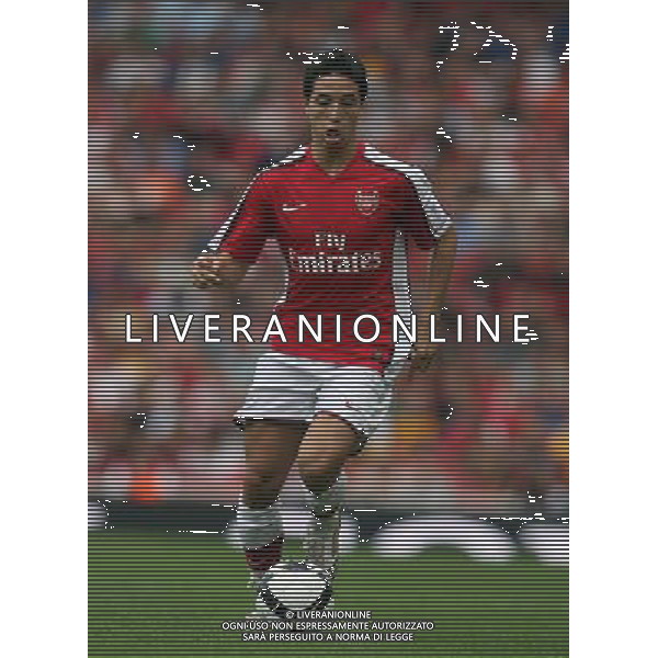 Arsenal\'s Samir Nasri during Arsenal vs Juventus in the pre-season Emirates Cup (Juventus-Arsenal-Real Madrid and Hamburg) at the Emirates Stadium in London(UK) on 02/08/2008 .Picture By Marcello Pozzetti ©IPS - Photo Agency :21 Delisle Road London SE28 0JD mobile: 07973 308 835 Ag Aldo Liverani